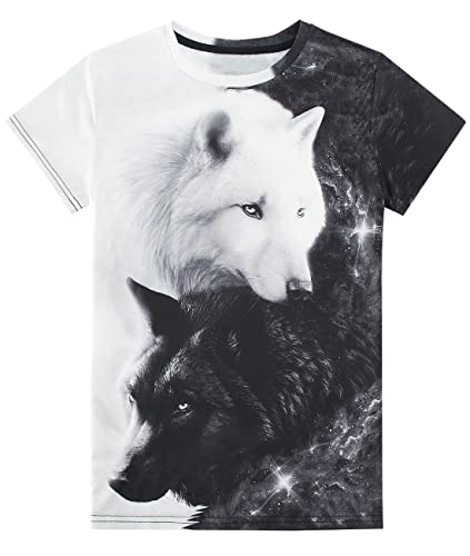 Fanient T-Shirt pour garçons/Filles T-Shirt pour garçons en nid d'abeille pour Enfants Cover