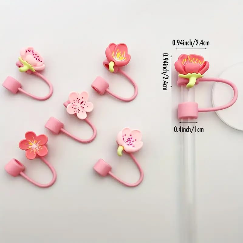11 tapas y tapones de silicona para pitillos, reutilizables miniatura 3