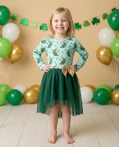 Image of Girls Long Sleeve Tulle Tutu Dresses for Kid and Toddler