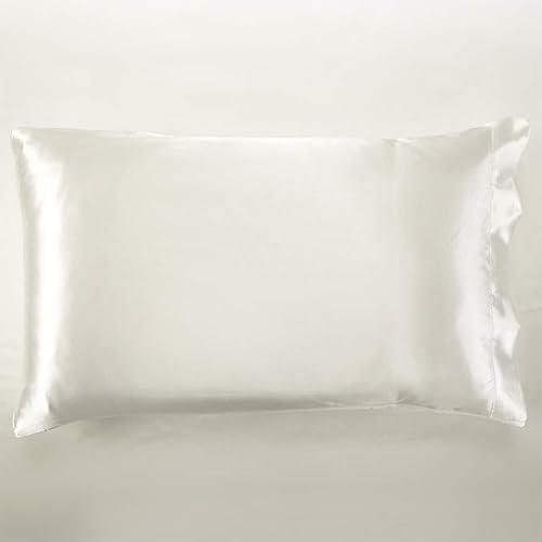 Miniatura 7 de AiMay Juego de funda de edredón de 3 piezas, juegos de ropa de cama, satén de lujo, seda rica, sedoso, súper suave, color sólido, reversible,