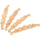 Appliques en bois sculpté d'angle - chacune est fabriquée de manière artisanale pour répondre à vos besoins d'utilisation et de remplacement à long terme, applique en bois