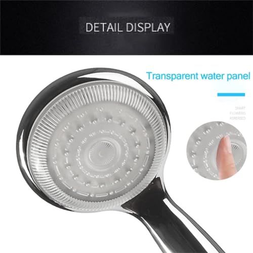 Ducha con mango y control LED de temperatura miniatura 5