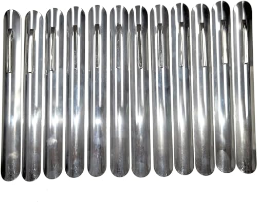 Soro Essentials- Set of 12- Aluminum Table Crumbers with Clip Silver Color- Crumbers for Servers Table Crumb Sweepers Bread Crumber Cleaner for Tablecloth in Restaurants and Homes