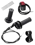 Auto-Moto Handle Bar Throttle Grips Grip +Throttle...