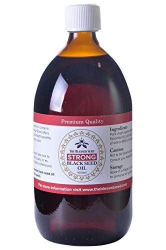The Blessed Seed Strong Black Seed Oil 1 Liter Made from Slowly Cold Pressing The Strongest Nigella Sativa Seeds Producing Pure Black Cumin Seed Oil The Blessed Seed Strong Black Seed Oil 1 Liter Made from Slowly Cold Pressing The Strongest Nigella Sativa Seeds Producing Pure Black Cumin Seed Oil