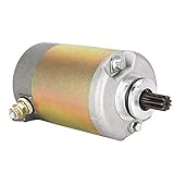  Motor de arranque, Qiilu Motor de arranque, motor de arranque de motocicleta apto para motor CN250/CH250/CFMoto 250/Kymco 250cc