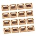 PRETYZOOM 16pcs Box Cupcake Box Dessert Box Paper Cups Cake Boxes Candy Containers for Gifts Disposable Food Containers Cookie Boxes with Window Pie Boxes Open The Window Muffin