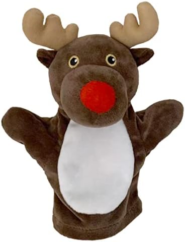 The Puppet Company - My First Christmas Puppet - Reindeer Hand Puppet - Suitable From Birth - PC003829
