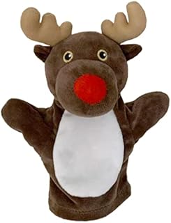 The Puppet Company - My First Christmas Puppet - Reindeer Hand Puppet - Suitable From Birth - PC003829