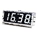 Price comparison product image KKmoon Compact 4-digit DIY Digital LED Clock Kit Light Control Temperature Date Time Display with Transparent Case
