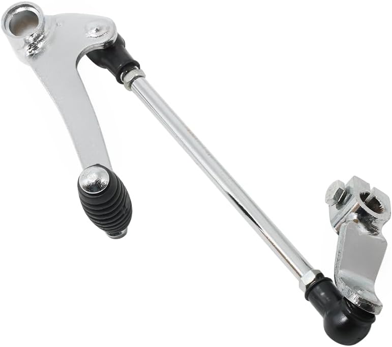 Motorcycle Gear Shift Lever for Honda CB400SF (1992-1998), CB400 VTEC (1999-2008), Silver, Steel, Modern, L-shaped, 4.72 inches (W) x 8.26 inches (L)