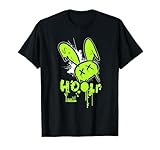 My Pet Hooligan Hooli Neon Green Dripping Paint Face Logo T-Shirt