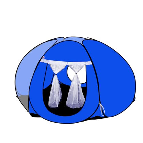 Image of Foldable Kids Play Tent House | Pop-Up Star Pattern Playhouse for Boys & Girls (Multi-Color) | Indoor & Outdoor Fun Tent - Easy to Set Up & Store