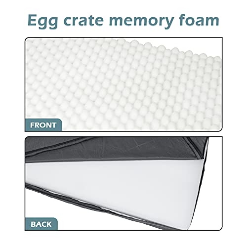 Aplatho Memory Foam Dog Bed, Dog Mat for Medium Large Dogs, Orthopedic Egg Crate Pet Bed Mattress with Removable… - Image 7