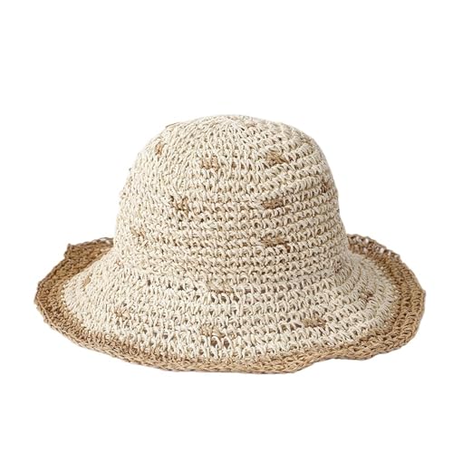 Chapeau de soleil au crochet en paille fait main, créez vos plus beaux souvenirs d'été