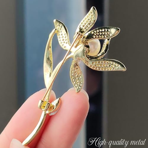 Image of Brooch Pins For Women Fashion Elegant Brooches Lapel Badges Coat Sweater Scarves Shawl Dress Accessory Wedding Party Prom Jewelry