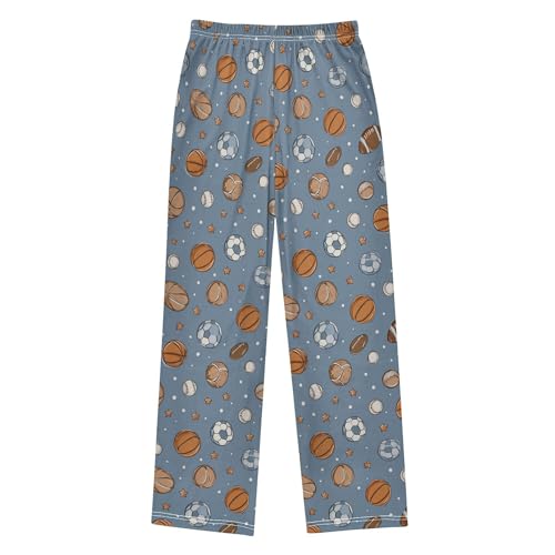 image for Ceiurey Sports Blue Pajama Pants American Football Pajama Bottoms Soft
