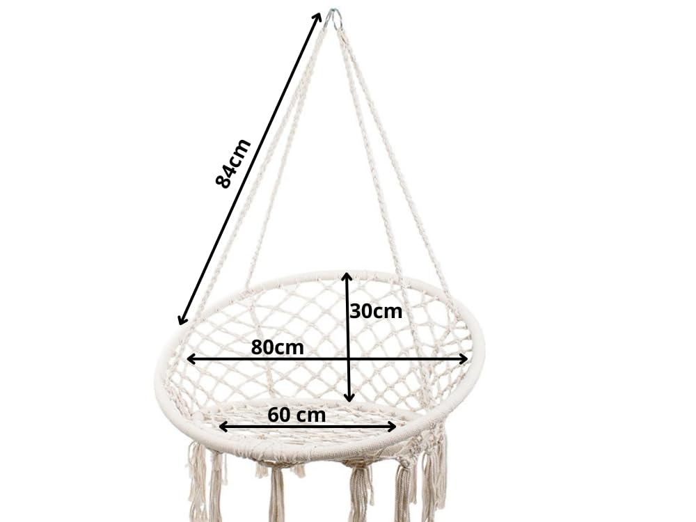 CCLIFE Hängesessel M Gestell Kissen Hängeschaukel Produktbild-Vorschau 6
