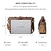 Messenger Bag for Men 15.6 Inch Rugged Waxed Canvas Laptop Bag Waterproof Genuine Leather Briefcase Satchel Bags for Men Large Computer Work Bag, Brown