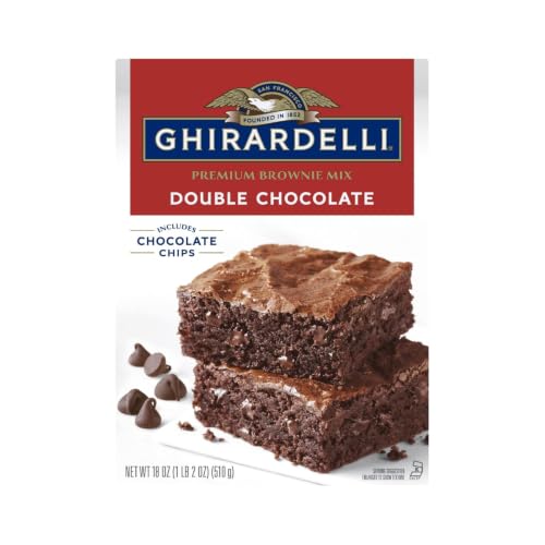 Image of Ghirardelli Brownie & Cookie Mix Variety Pack, 5 Flavors - Walnut (17 oz), Caramel Turtle (18.5 oz), Salted Caramel (16 oz), Dark Chocolate Chip Cookie (16.75 oz) & Double Chocolate (18 oz) (Variety Pack)