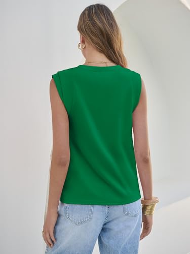 Image of ANRABESS Business Casual Tops for Womens Cap Sleeve Summer Dressy Shirts 2026 Trendy Work Office Outfits Clothing