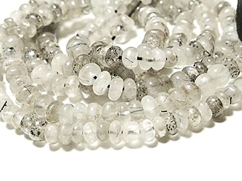 Quartz tourmaliné 4.5mm fil perles naturelles pour création bijoux DIY
