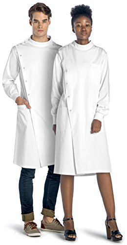 Dr. James Unisex Lab Coat, Classic Fit, Howie Style, White, 43 Inch Length (3X-Large) - Thumbnail 5