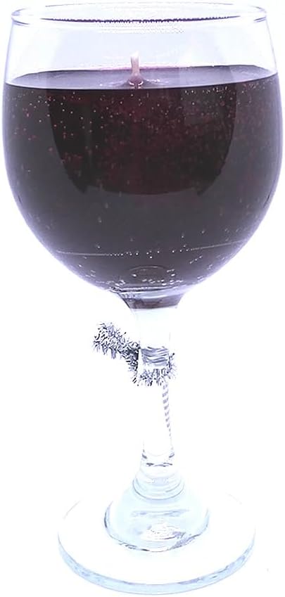 Merlot Scented Wine Candle in Glass 100+ Hours Made in USA by The Gel Candle Company