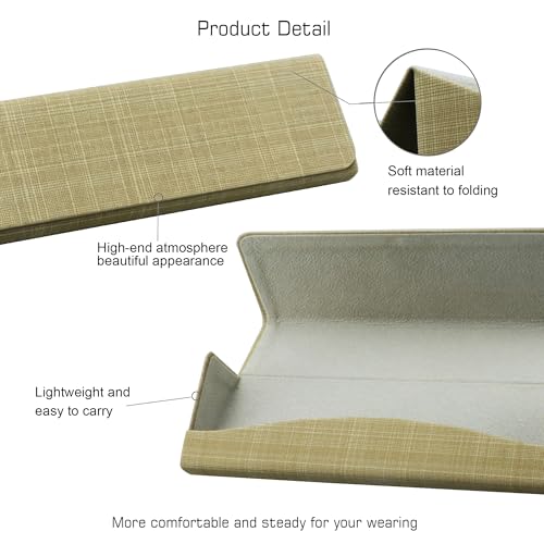 Image of VisionGlobal Hard Shell Eyeglass Case for Eyeglasses and Sunglasses for Men /Women and Kids