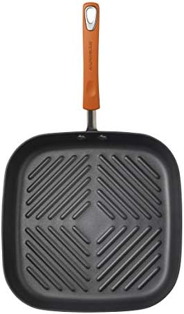 Hard Anodized Nonstick Square Stovetop Grill Pan - Thumbnail 3