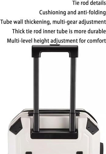 ANIIC Luggage Suitcases With Wheels Set Of 2 Suitcases Large Capacity Suitcases Multi-level Adjustment Lever Luggage Sets Suitcase Spinner Luggages (Color : C, Size : 20in+26in)4