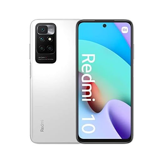 Xiaomi Redmi 10 - Smartphone de 4+64GB, Pantalla de 6,5” FHD+ 90Hz, MediaTek Helio G88, Cuadruple Cámara de 50MP IA, 5000mAh (Versión ES + 3 Años de garantía)