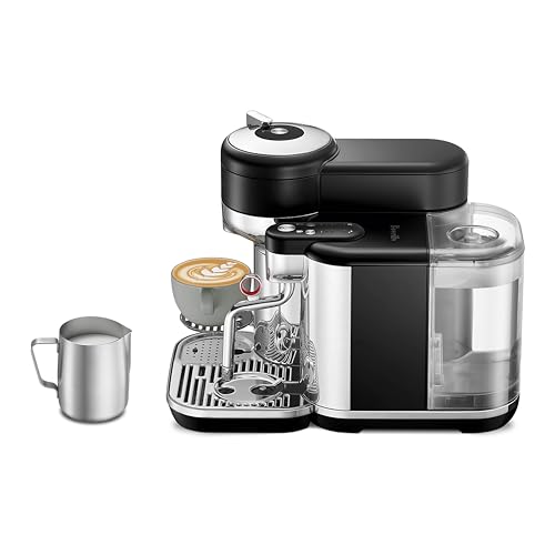 Image of Nespresso Vertuo Creatista Coffee and Espresso Maker by Breville, Black Truffle