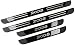 WAZJ 4pcs Voiture Seuils Porte pour Peugeot 2008-2016 2017 2018 2019 2020 2021,Voiture Acier Inoxydable Seuil PéDale Plaques,Voiture Threshold Anti-Rayures Kick Plates,Voiture Style Accessoires