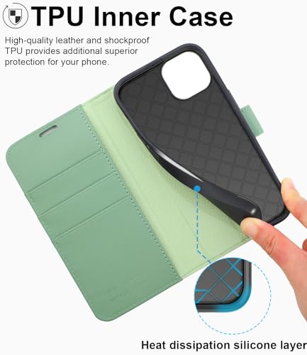 Coque iPhone 15 Pro cuir à rabat pour sécuriser vos déplacements
