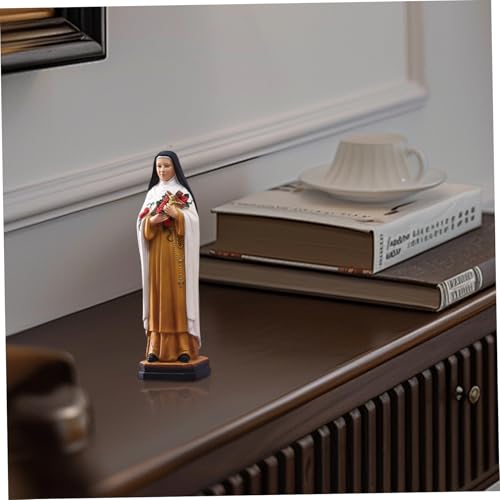 Estatua religiosa de resina St. Therese 8.2x2.4x2.2 in miniatura 2