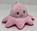 Polopo Plüsch-Schlüsselanhänger aus Plüsch, wendbar, Schlüsselanhänger für Jungen und Mädchen, Geschenk für Kinder, Spielzeug (1 Stück) (Rosa/Fuchsia)
