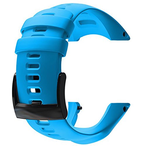 Bracelet de montre Suunto Ambit3 Sport bleu en élastomère souple