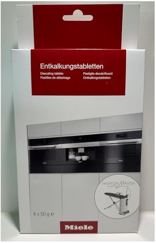 Miele Entkalkungstabletten für Kaffeemaschinen, 6 x 50g,