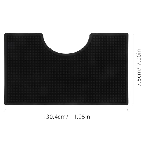 Tapis de service antidérapant TOPBATHY avec rebords de protection 2cm - 3