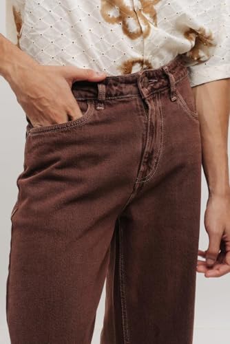 Image of Men's High Rise Denim Jeans Durable Denim Fabric