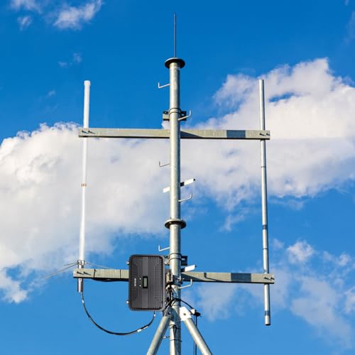 Image of Retevis RT97S GMRS Repeater, RT97 Upgraded Version, Survival Radio Repeater, Full Duplex Long Range with Mic, Compatible with Raspberry Pi, LCD Screen for Emergency, Warehouse and Logistics(1 Pack)