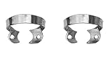 2 pc Rubber Dam Clamp Brinker for molars of the upper jaw on the right side (B3)