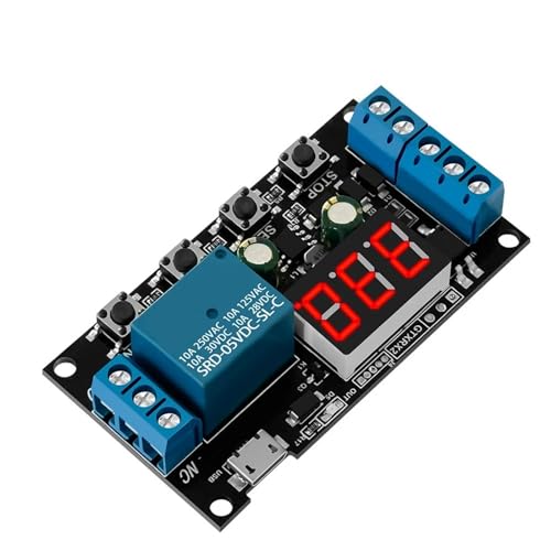 Module de relais de retard 5-30V minuterie commande interrupteur cycle declenchement - 2