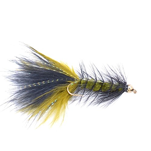 image for The Fly Fishing Place Bead Head Woolly Bugger Classic Streamer Flies -