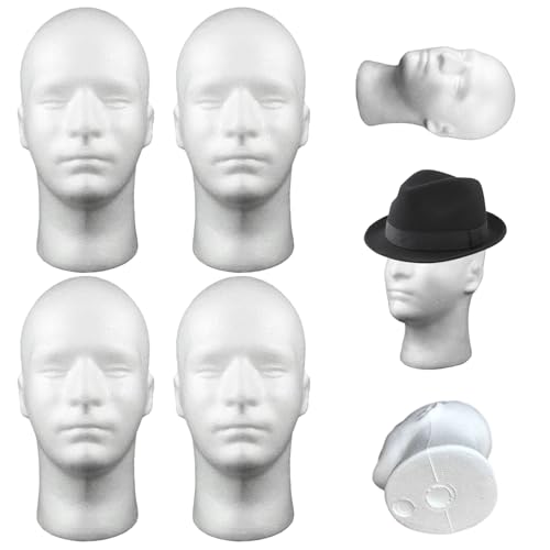 Cabeza de maniquí para organizar pelucas y practicar maquillaje o peinado en tu estudio de estética