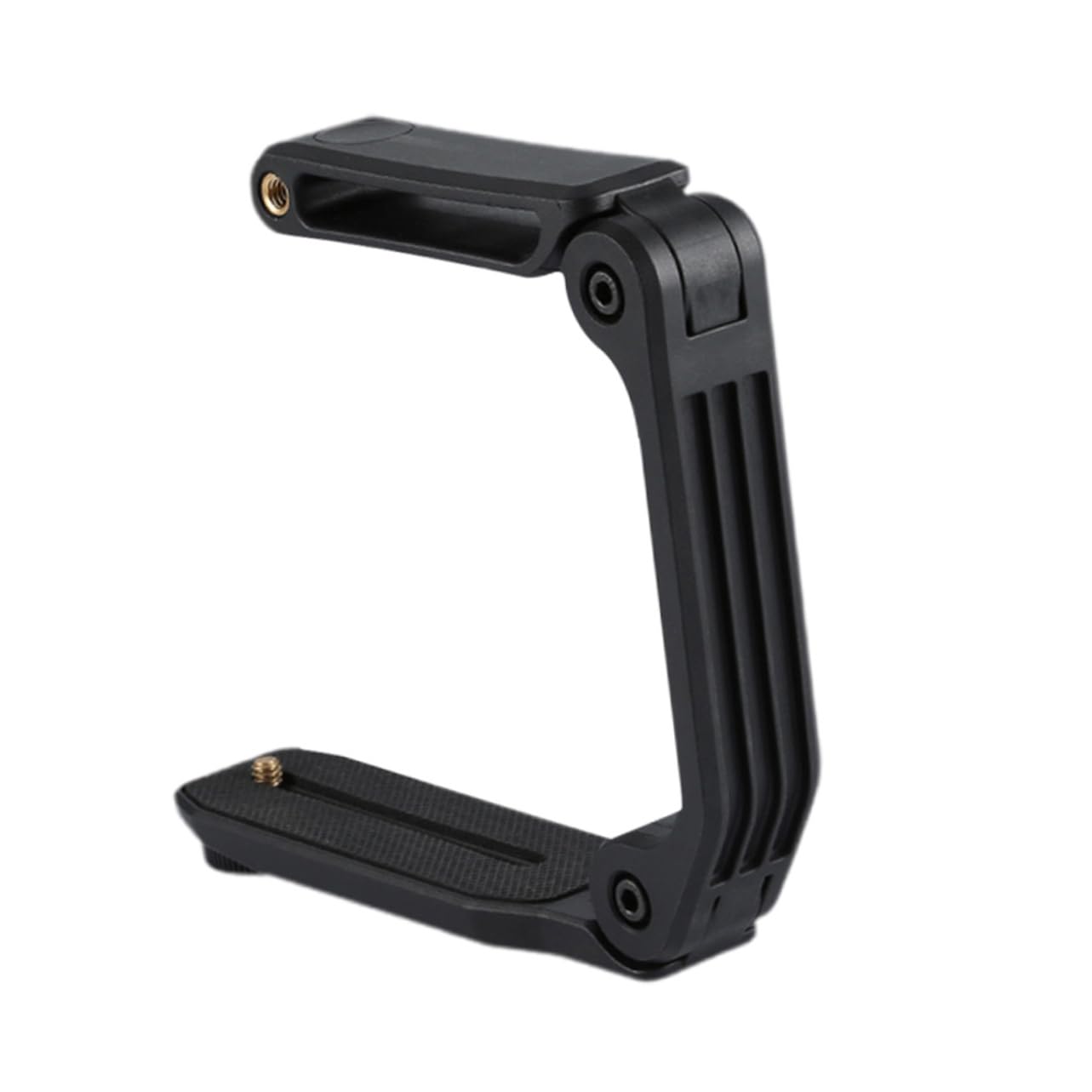 NUOBESTY Stabilizzatore per Fotocamera a Forma di U, Impugnatura Pieghevole in Nylon Pa66 e Fibra di Vetro, Foro 1/4 per Riprese a Bassa Angolazione