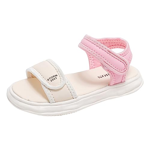 IWIHMIV Boys Athletic Sandals Girls Open-Toe Summer Shoes Outdoor Child Lightweight Comfortable Soft Sole Sport Sandals