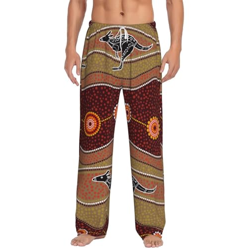 Australian Aboriginal Men'S Pajama Pants Drawstring Pj Sleepwear Pants For Men