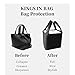 KINGS IN BAG Purse Pillow Insert to Keep Shape - Lightweight Memory Foam Insert with Satin Cover for Home Storage & Travel, Multicolor Options, Fits for Picotin 18(Pink, PC18)